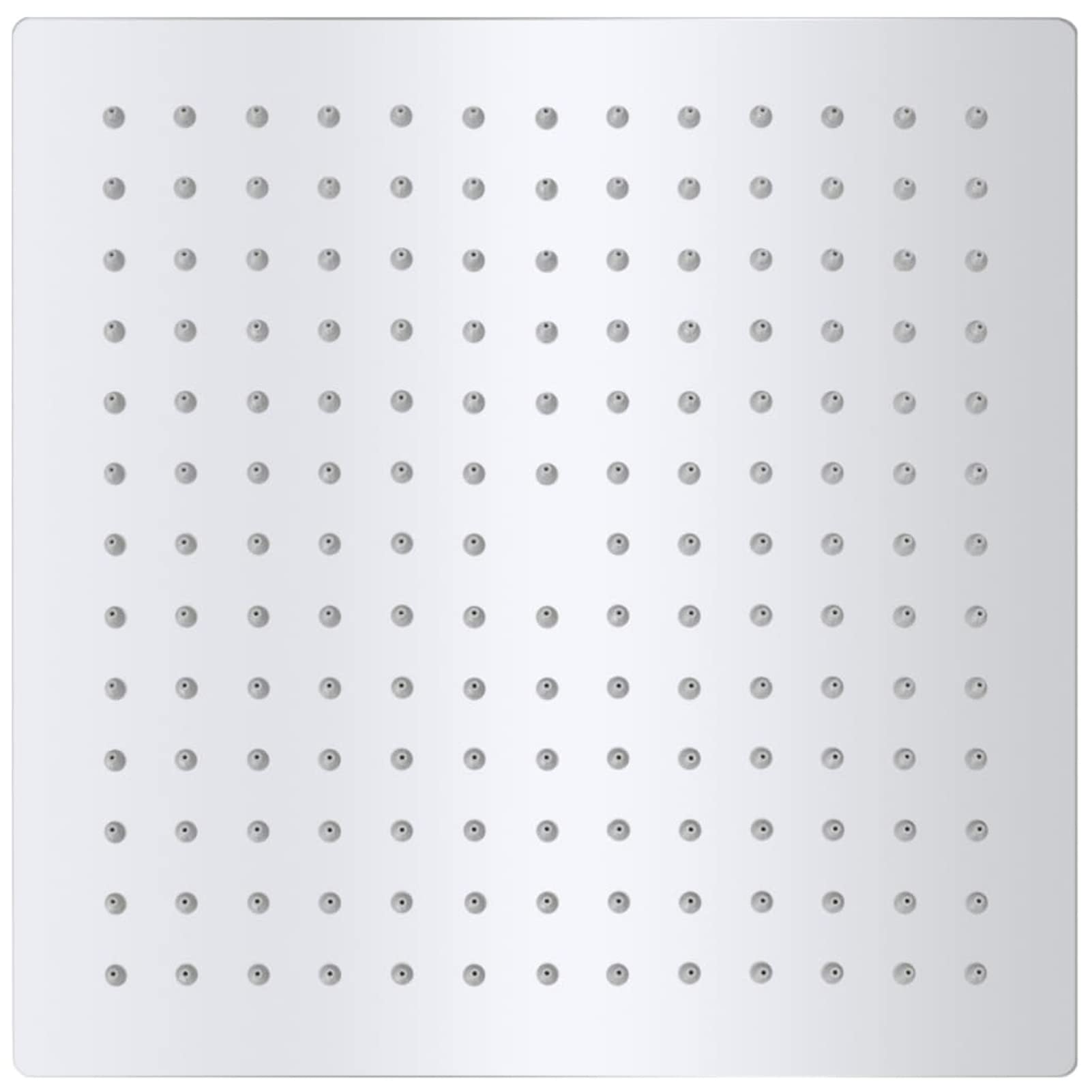 ZEYUAN Cabezal de Ducha Efecto Lluvia 2 uds, Rociador Ducha, Ducha Lluvia, Alcachofa Ducha, Duchas De Baño Alcachofa Lluvia, Recambios Columna Ducha, Acero Inoxidable 25x25 cm