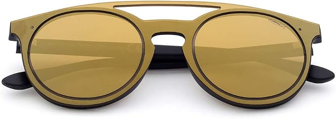 Saraghina eyewear | Space2 | SPACE2/C-02PG nero | lente oro | occhiale da  sole uomo - donna - unisex | nylon ultraleggero : Amazon.it: Abbigliamento