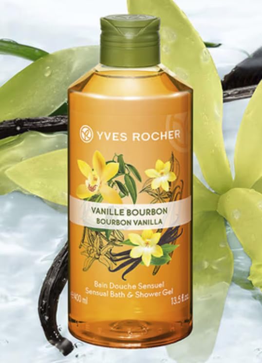 Yves Rocher Bourbon Vanilla Nourishing Shower Gel Bath & Body Routine Women Men Day Care 400 ml./13.5.oz. - Image 3