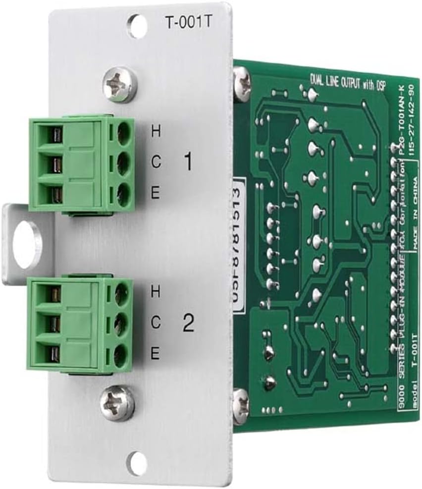 Toa T-001T Dual Line Output Expansion Module with Digital Signal Processor (DSP)