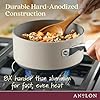 Anolon Achieve Hard Anodized Nonstick Cookware Pots and Pans Set, 9 Piece - Silver #5