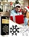 Stocking Stuffers for Adults Men, 2 Pack 18 in 1 Snowflake Multitool, Christmas Gifts for Adults, White Elephant Gifts for Men Who Have Everything,Tool Gift for Him Women Husband Boys