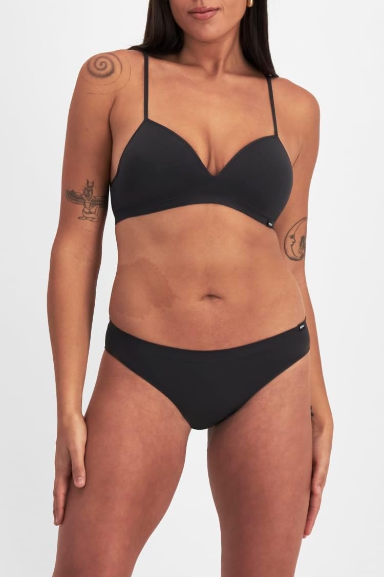 Bonds womens Seamless Icons Hipster Underwear in Stretchy Mid Rise Fit for Women, 3-pack - Image 2