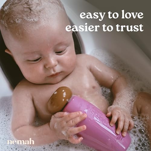 Image of Nemah Baby Soap And Shampoo, 2 In 1 Baby Wash For Hair And Body, Tear Free Shampoo And Body Wash With Chamomile Aloe Vera Jojoba Oil, For Newborn And Toddlers, Vegan, Baby Bath Essentials, 9.8 Fl Oz