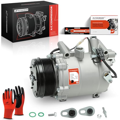 A-Premium Air Conditioner AC Compressor with Clutch Compatible with Honda CR-V 2007-2011 2.4L, Acura RDX 2007-2012 2.3L by A-Premium - Used condition - US$94.99