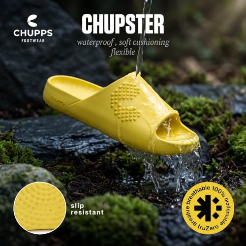 Image of CHUPPS Chupster Men's Orthopedic Slippers | Soft Cushioned Footbed | Lightweight Flip Flops | Anti-Skid Sole | Comfortable Daily Wear Chappals