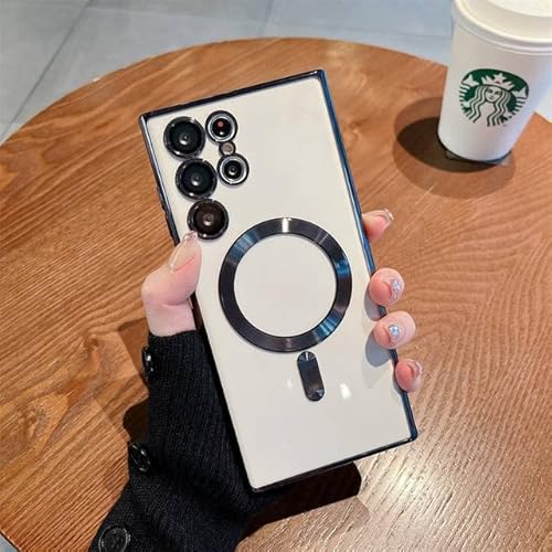 Capa Capinha Protetora de Silicone com Proteção na Lente da Câmera compatível com a tecnologia Magsa