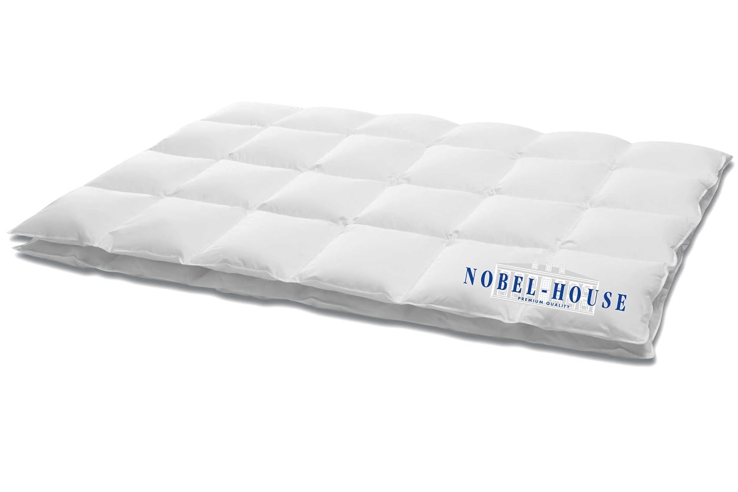 Hanskruchen Nobel House Luxus Daunendecke, Leicht, 90% Daunen / 10% Federchen, 135 x 200 cm