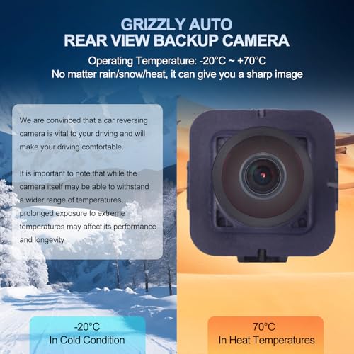 Image of Rear View Backup Camera Replacement for Ford F250 F350 F450 F550 Super Duty 2015 2016 6.2L 6.7L V8 Parking Assist Camera Replace FC3Z-19G490-B FC3Z-19G490-A