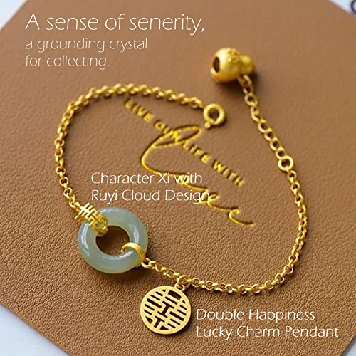 Bracelet Jade Boucle Harmonieuse et Argent Pur