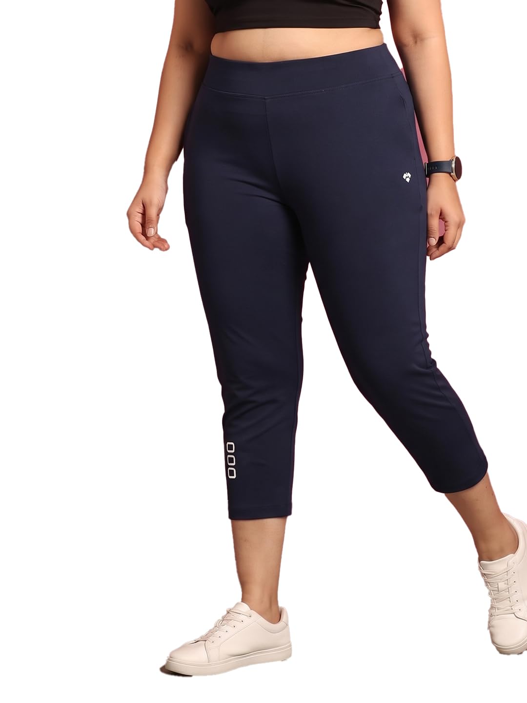 unimax Women's Plus Size High-Waist Active Capri-picture-23