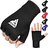 RDX Boxing Hand Wraps Inner Gloves for Punching – Half Finger Elasticated Bandages under Mitts Fist Protection – Great for MMA, Muay Thai, Kickboxing, Martial Arts Training, Combat Sports
