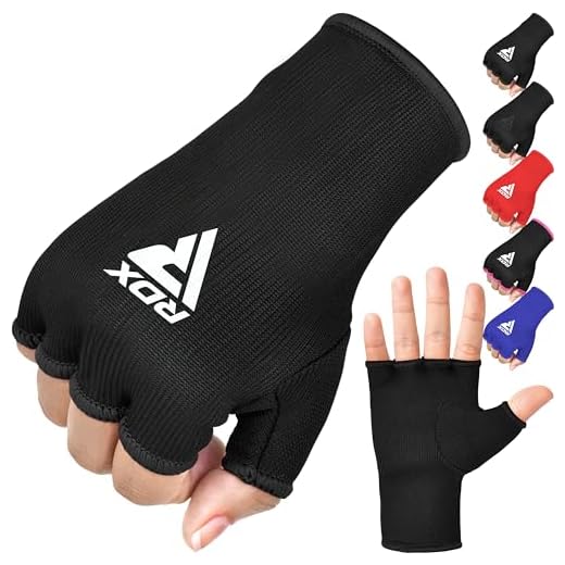 RDX Innenhandschuhe Boxen Muay Thai MMA Training, Elastisch Boxbandagen Kampfsport Sparring Handbandagen, Inner Boxing Gloves, Boxsack Punchingbälle Punchinghandschuhe