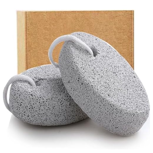 Natural Pumice Stone for Feet, Borogo 2-Pack Lava Pedicure Tools Hard Skin Callus Remover for Feet and Hands - Natural Foot File Exfoliation to Remove Dead Skin, Heels, Elbows, Hands