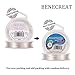 BENECREAT 26 Gauge Craft Copper Wire Jewelry Making Wire 197 Feet Silver Tarnish Resistant Beading Wire for Pendant Wrapping, Bracelet Necklace Making