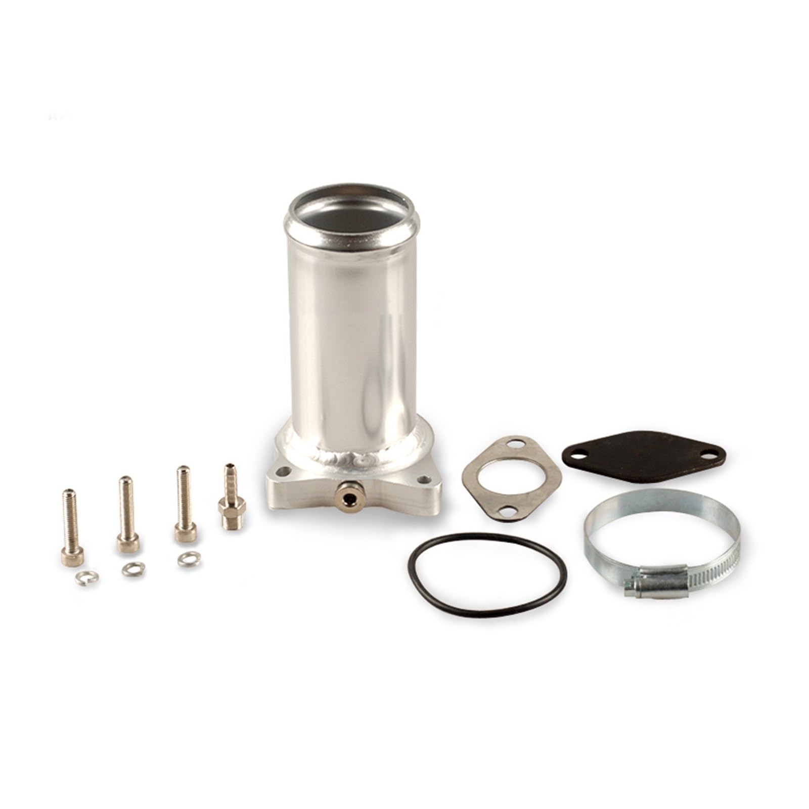 Dowrap 63Mm Silver Color 57Mm 63Mm Diesel Egr Delete Valve Pipe For 1.9 Tdi 130 160 Bhp Egr Bypass Valve Egr-02 (Color : )