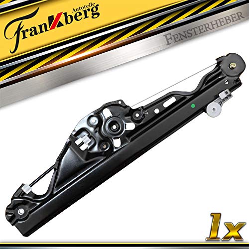 Frankberg Fensterheber Elektrisch Ohne Motor Hinten Links Kompatibel mit 5er E60 E61 520 523 525 535 545 550 Limousine Kombi 2003-2010 51357184745