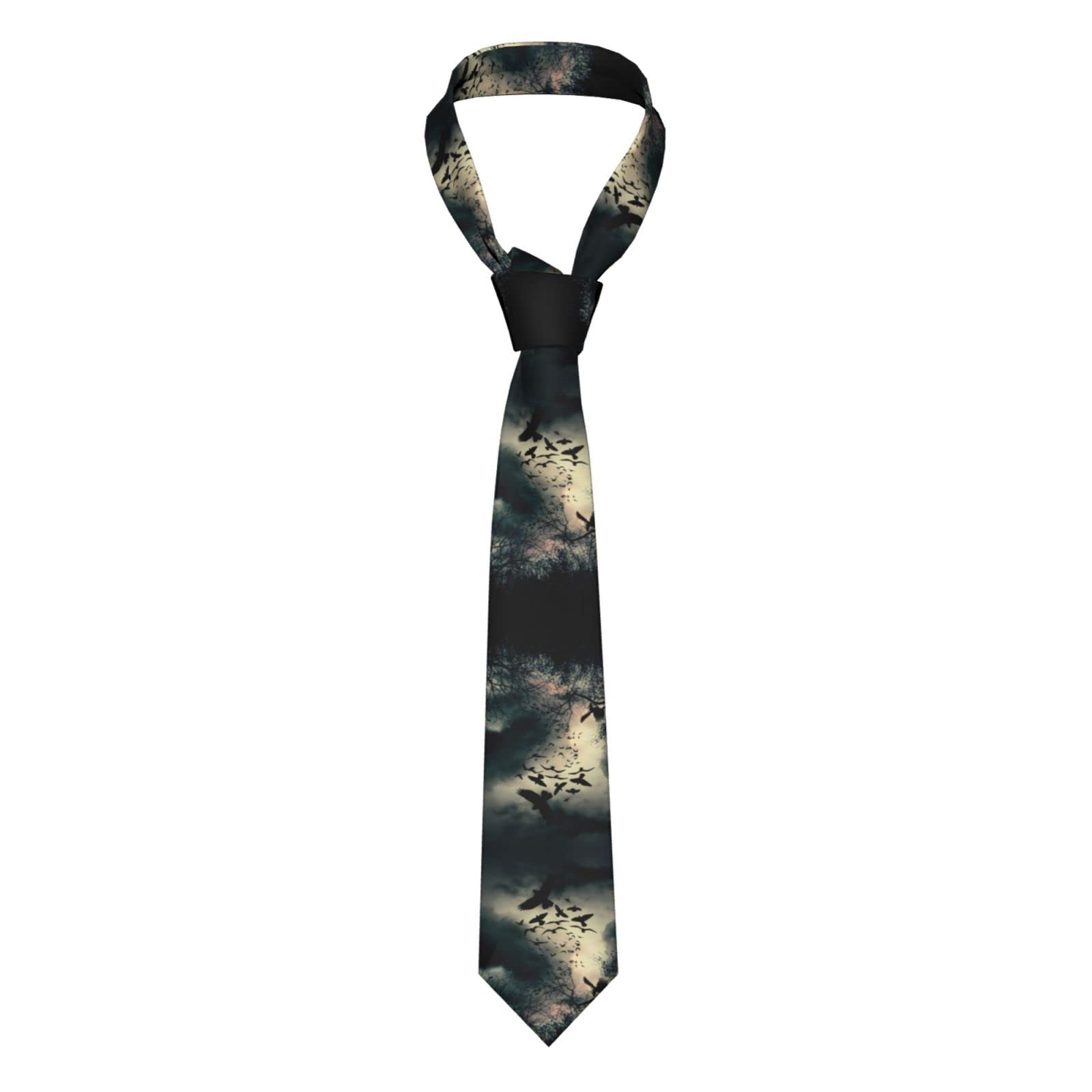 ddohsGOE Corbatas estampadas a rayas para hombre, corbata clásica para el cuello, corbata delgada para boda, negocios, corbata formal