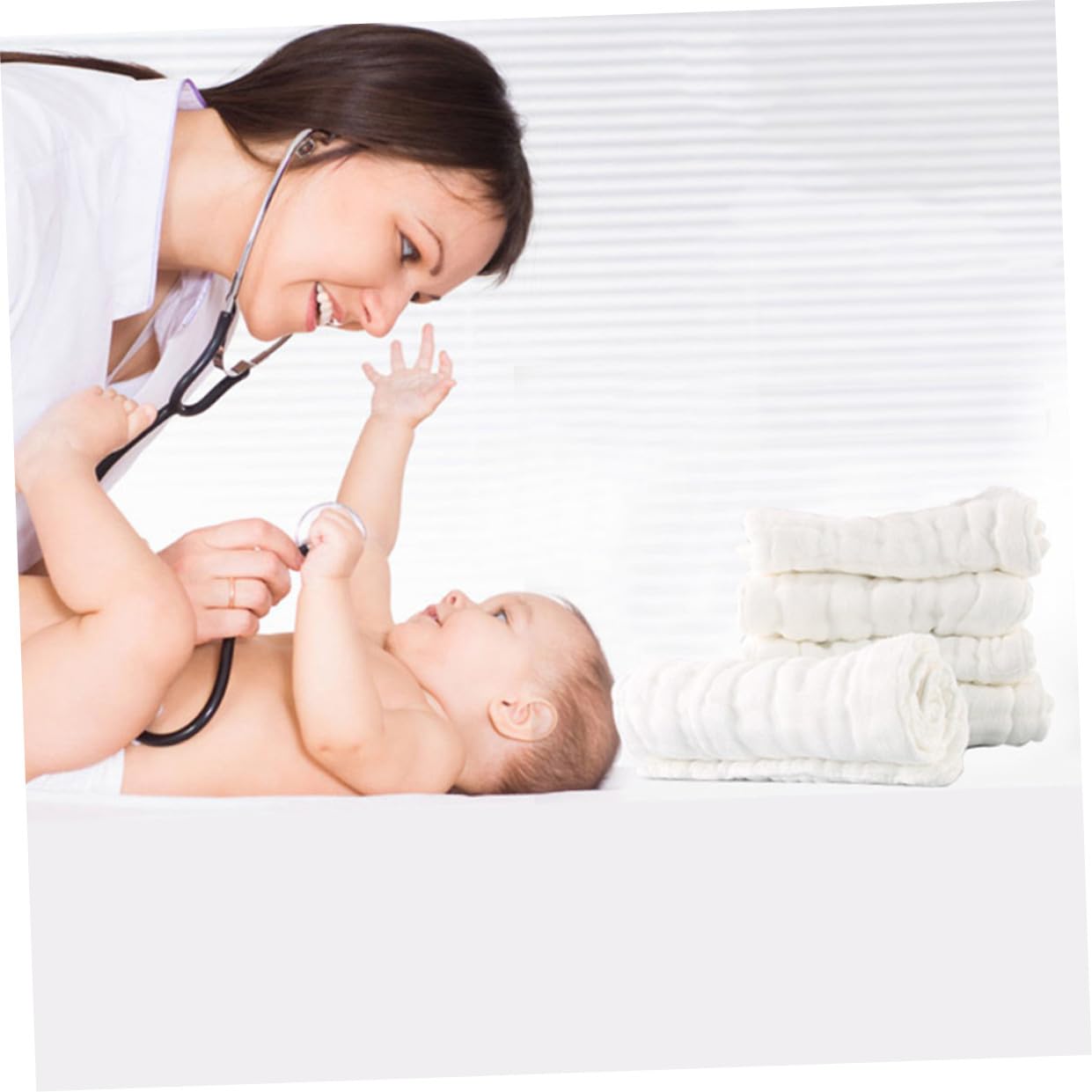 Baumwollwindeln Für Babys 5 Stück Wasserabsorbierende Wiederverwendbare Saugeinlagen Atmungsaktive Waschbare Pflegewindeln Größe l Schutz Für Bettzeug Und Kinderwagen