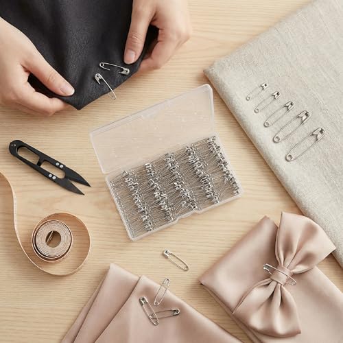image for Mr. Pen- Small Safety Pins, 0.75 Inch, 500 Pack, Nickel Plated Steel, 