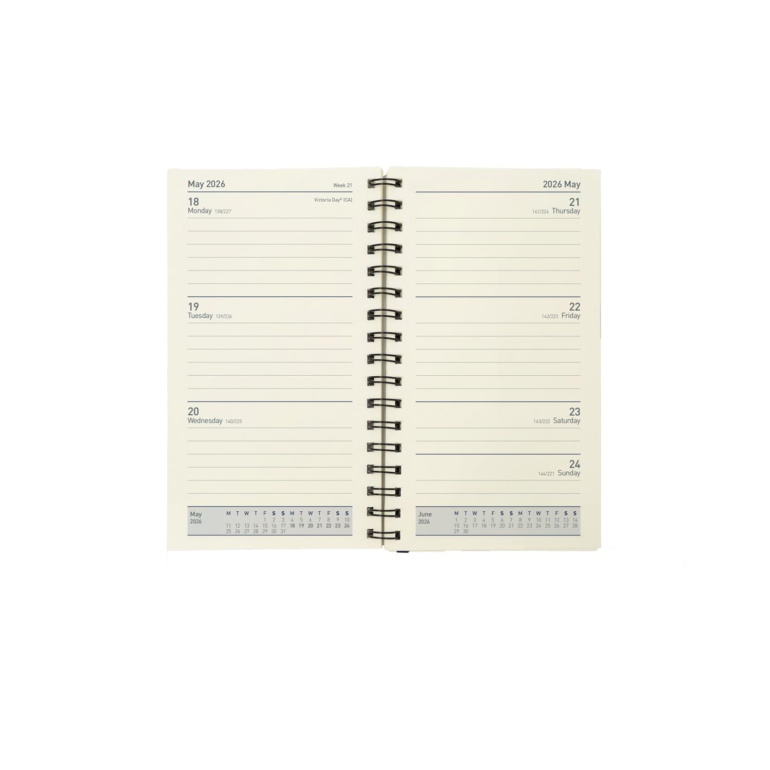 Collins - Elite - Pocket 2026 12 Month Calendar Year Planner, Week-To-View with Appointments Diary Refill (1165R-26)