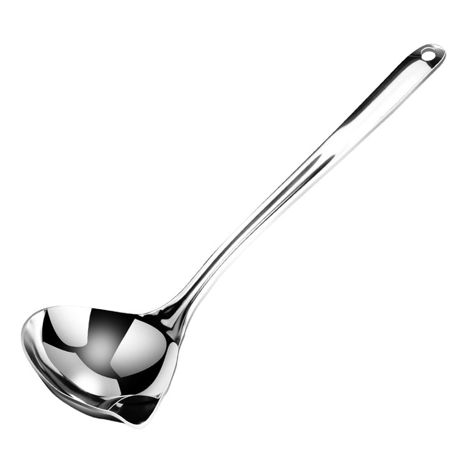 PUXZYAX Stainless Steel Soup Strainer For Skimming Oil Soup Ensures Every Meal Is Healthy And Delicious Compact Yet Efficient Enough To Handle Cooking Needs.