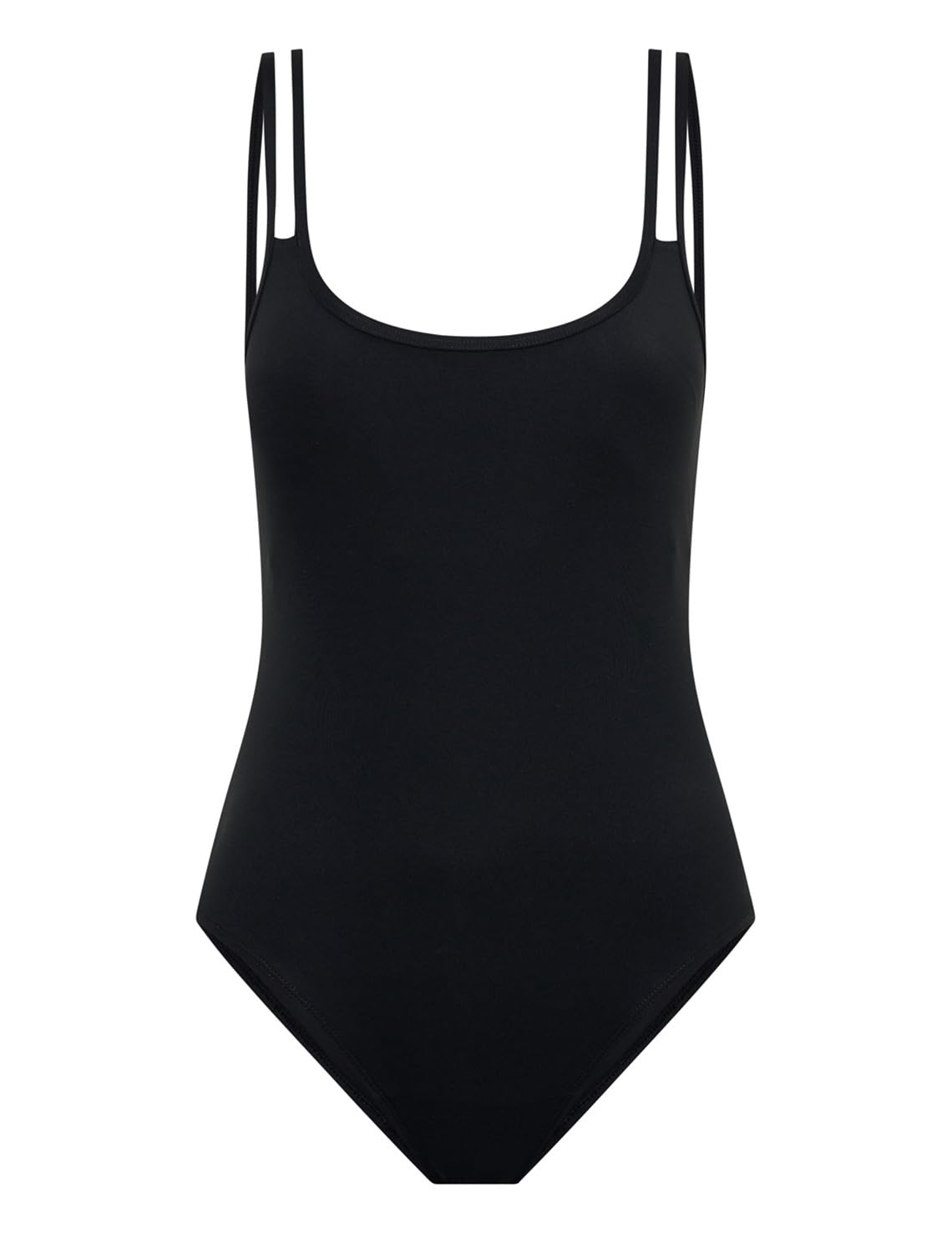 Modibodi Maillot de bain une pièce à double bretelle Noir 40 ml