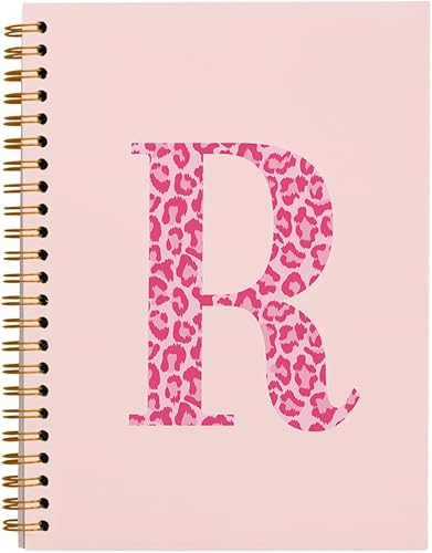 Miniatura 47 de Bnwepo Initial Leopard Letter T Notebook Journal, Preppy Bow Monogrammed Monogram Gifts for Women, Monogram Notebook Journal, Personalized Notebook
