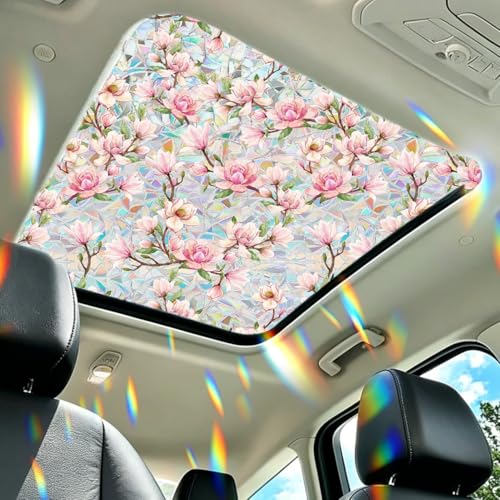 Vinilo decorativo para ventana Pink Magnolia 16.9" x 39.4" miniatura 1