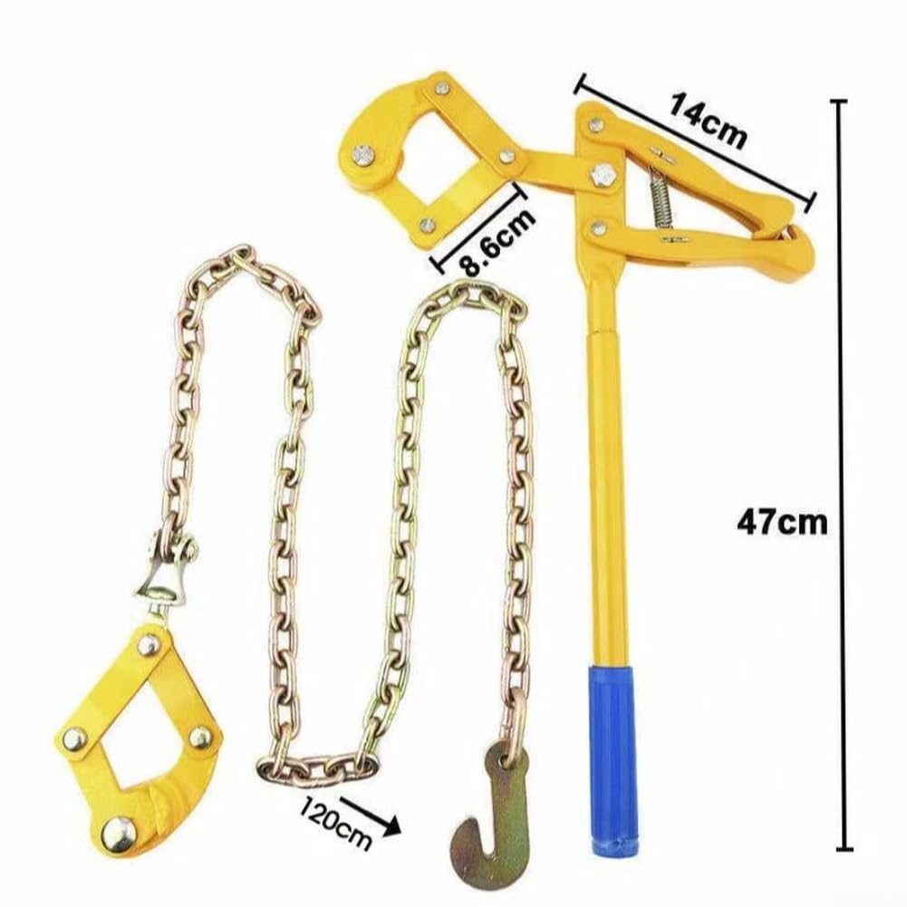 Drahtspanner für Zaun 2200 lb Einhand-Bedienung | 1.2m für kette für Hebelwirkung, einhändige Spannung, effiziente Arbeit, für ideal für Zäune