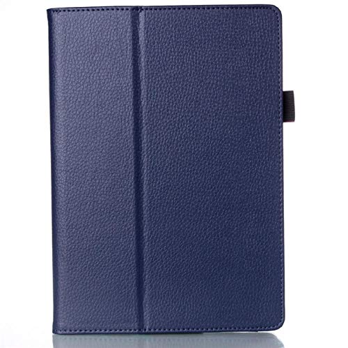 Stand Holder Cover for Lenovo A10-70 A7600-h / A7600-f Case Lichee Stand PU Leather Cover for Lenovo A10-70 A7600 10.1 Tablet-A7600-DarkBlue