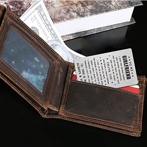 Emideary I Love You Beyond Words Greeting Card - Valentine's Day Gift for Girlfriend - Cute Wallet Card, Stainless Steel, Permanent Engraving4