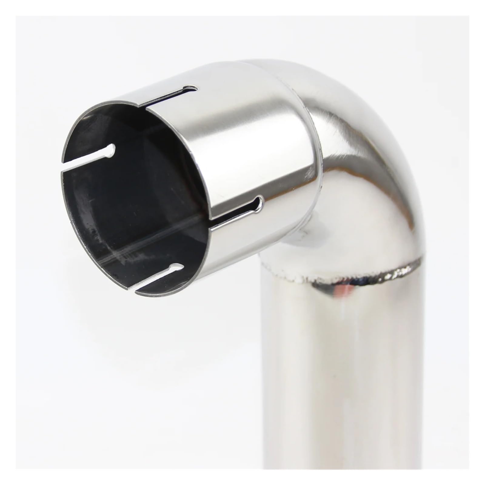 304 Edelstahl-Bogen 90-Grad einseitiger Schlitz 54 mm 66 mm 73 mm 79 mm Anschlussrohrarmaturen(66mm150mmx300mm)