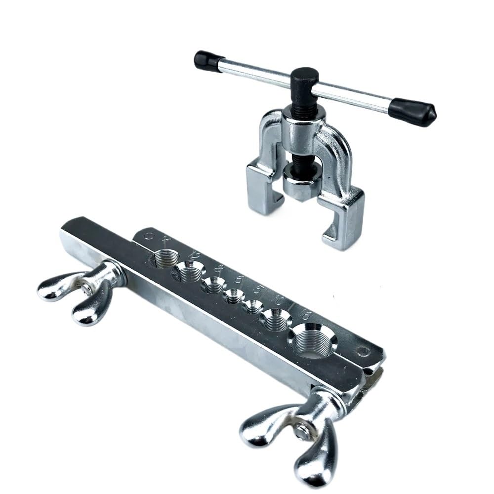 Khfgdhg Metric Copper Tube Expander 45 Degree Flaring Tool Kit Of Copper Tube Expander Used For Reaming Copper Tubes And Other Pipes(Metric)