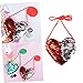 Imagen de WRITWAA Monedero con Corazón Bolso Bandolera Lentejuelas para Niñas Bolso Bandolera Infantil Forma de Corazón