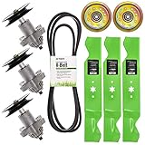 8TEN Spindle Blade Belt Idler Kit for Cub Cadet MTD Columbia 54 inch RZT/ZT / ZTL8000 Deck