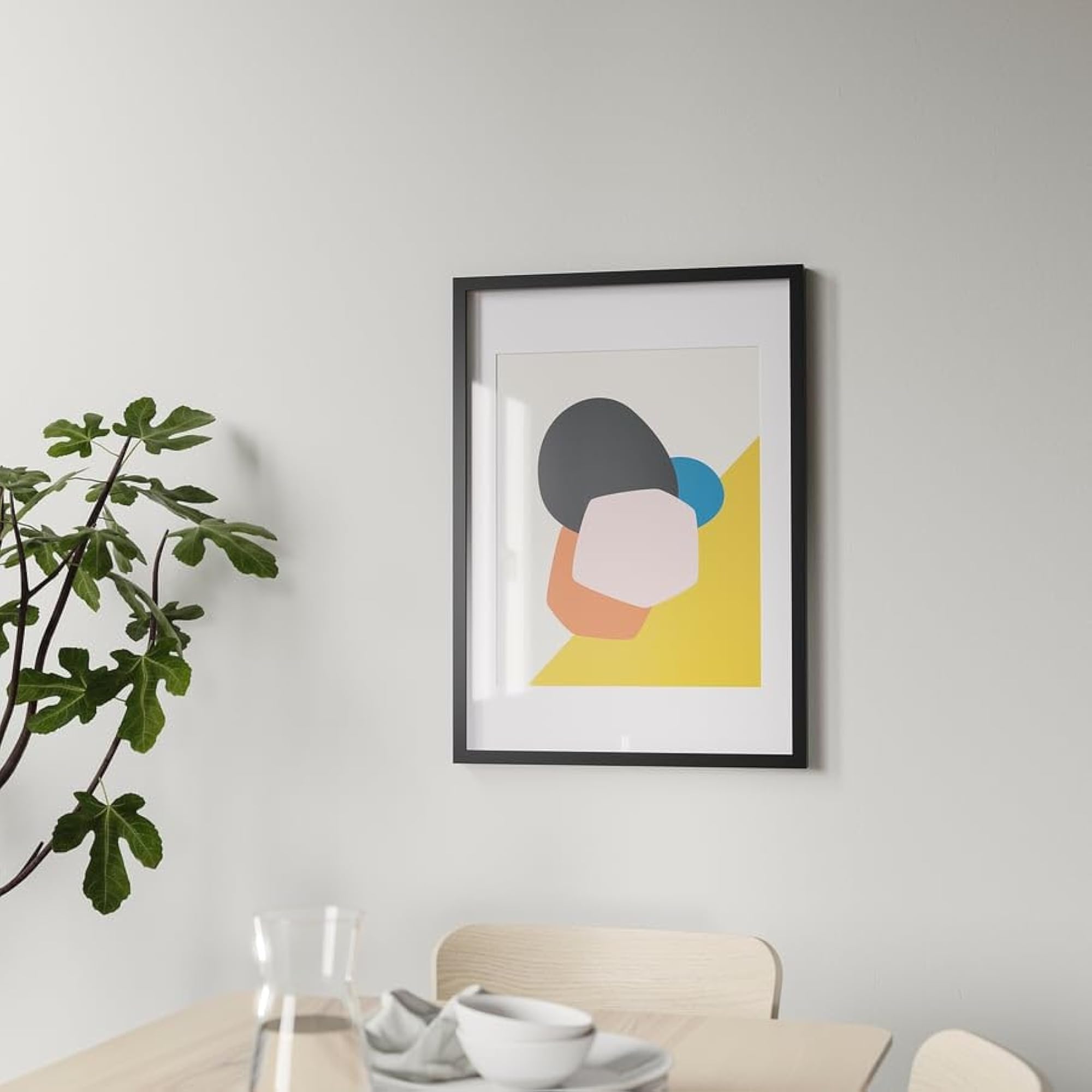 RÖDALM Black Frame for Wall or Tabletop Display