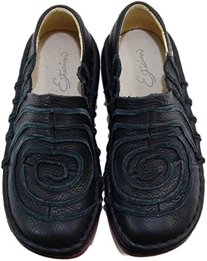 Estacionエスタシオンぐるぐる切替カジュアルシューズLサイズ24.５cm Amazon.co.jp: [エスタシオン] 革ぐるぐる切替カジュアルシューズ (L