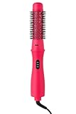 CAJ 3-in-1 Hair Dryer One-Step Volumizer Negative Ion Hair Straightening Curling Hot Air Dryer Short and Long Hair Brush 1" Inch Styler Wand