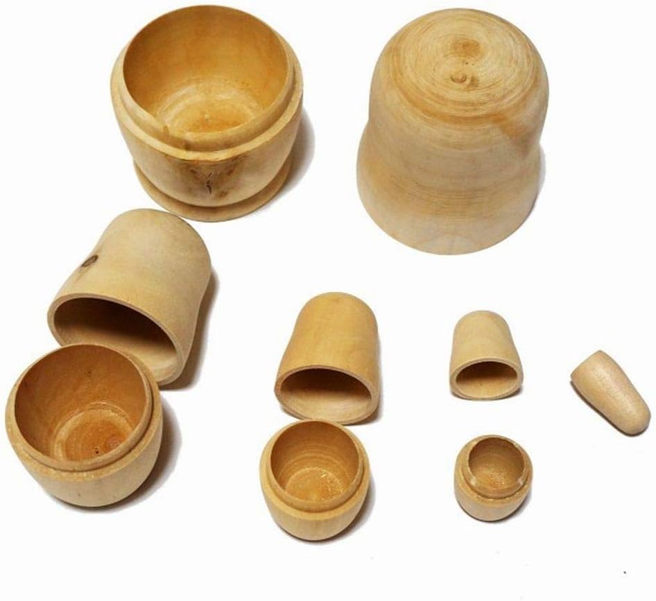 Amazon Happiest 手作り 木製 マトリョーシカ 5個組 キット 工作 ナチュラルブラウン 2組セット トールペイント 通販
