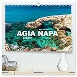 Agia Napa - Zypern (hochwertiger Premium Wandkalender 2026 DIN A2 quer), Kunstdruck in Hochglanz: Der äusserst beliebte Urlaubsort Agia Napa im Süden der Insel Zypern. (CALVENDO Orte)