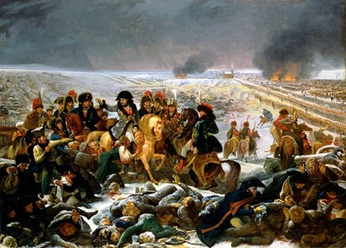 XcBAIHOUD Reproducción de lienzo Lienzo con Imagen Impresion Lienzo Napoleone sul campo di battaglia di Eylau di Antoine Jean Gros para Decoración de Paredes 60x90cm