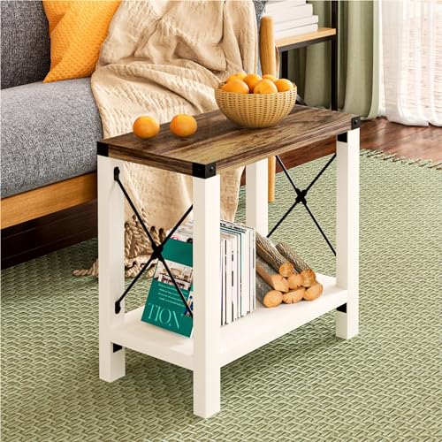 Gazhome END TABLE For Small Spaces, Set Of 2,Narrow Side End Table thumb #5