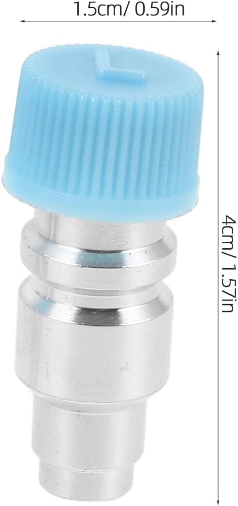 SECFOU 2pcs Car Air Conditioning Adapter Fittings Set, High and Low Pressure Quick Connect Coupler, Replacement Converter for Auto Ac Hose Charging and Repair