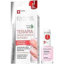 Eveline Cosmetics Nail Therapy Professional Advanced Nail Repair Treatment 12 ml Strengthens & Regenerates with PowerNail H+K Formula