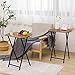 HOOBRO Mesa Auxiliar Plegable, Mesa Lateral para Sofá, Escritorio Pequeño para Portátil,...