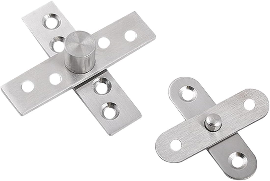 Stainless Steel Door Pivot Hinges 360 Degree Rotating for Wooden Doors