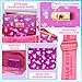 Imagen de Get Trend Hello Kitty Sanrio Bolso Niña Chica Kuromi Kawaii Bolso Bandolera con Monedero Pequeño con Cremallera Viajar Comprar Anime Regalo Niñas