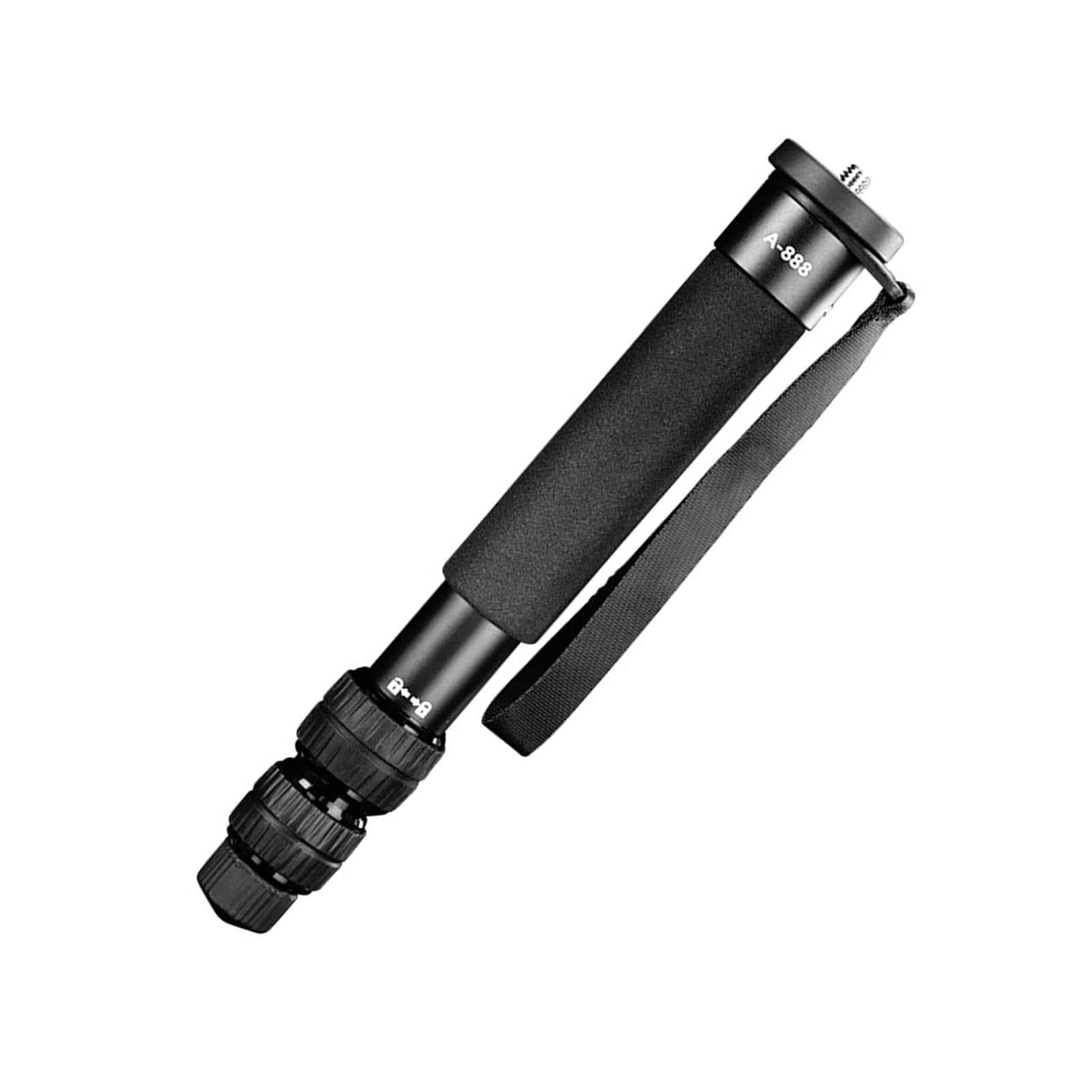Bewinner Monopiede per Fotocamera da 61 Pollici, Bastone Portatile per Fotografia Video da Viaggio a 7 Sezioni con Cinturino da Polso per DSLR, Lega di Alluminio, capacità 11 Libbre