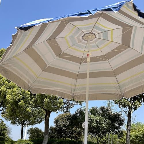 Parasol pour extérieur et balcon résistant au vent 8 baleines